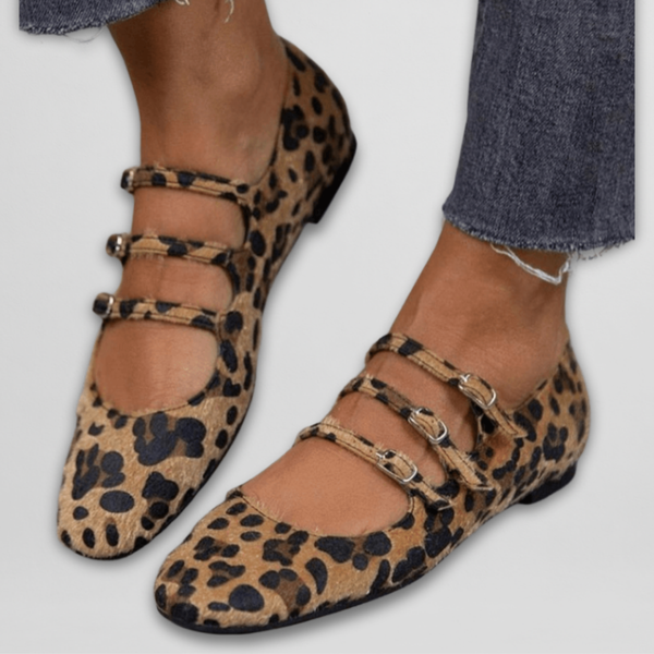 Adonise | Bailarinas elegantes con estampado animal