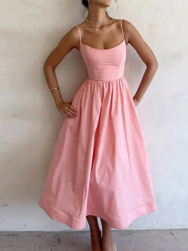 Jovie - Vestido de tirantes de spaghetti