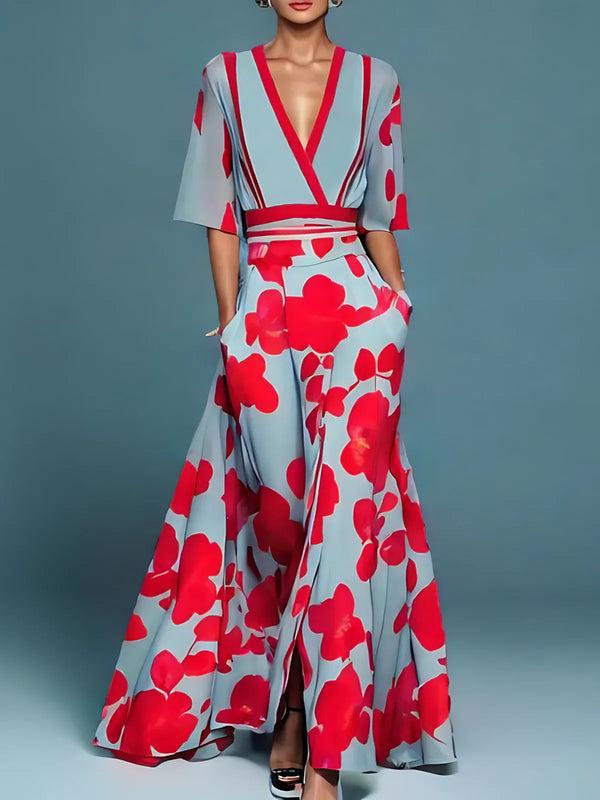 Vestido Envolvente Floral Everly