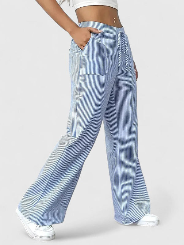 Dominique | Pantalón ancho y cómodo con detalles elegantes