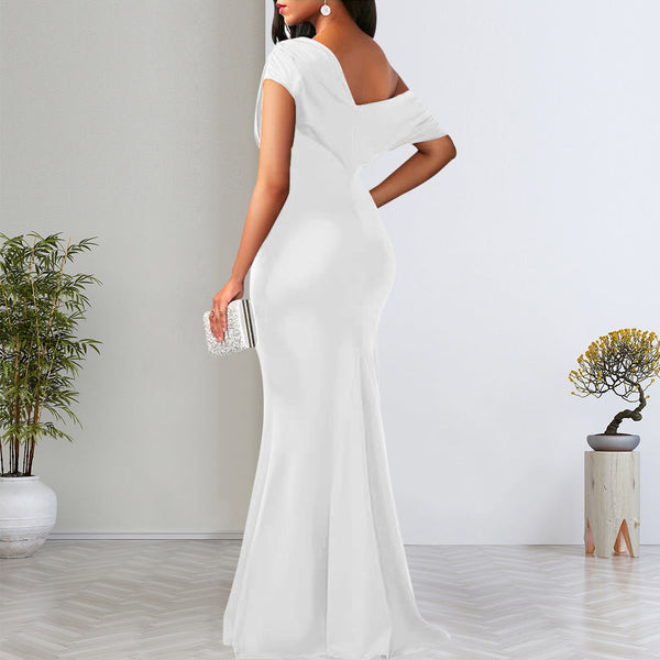 Vestido Halter Draped MV Bella Vita