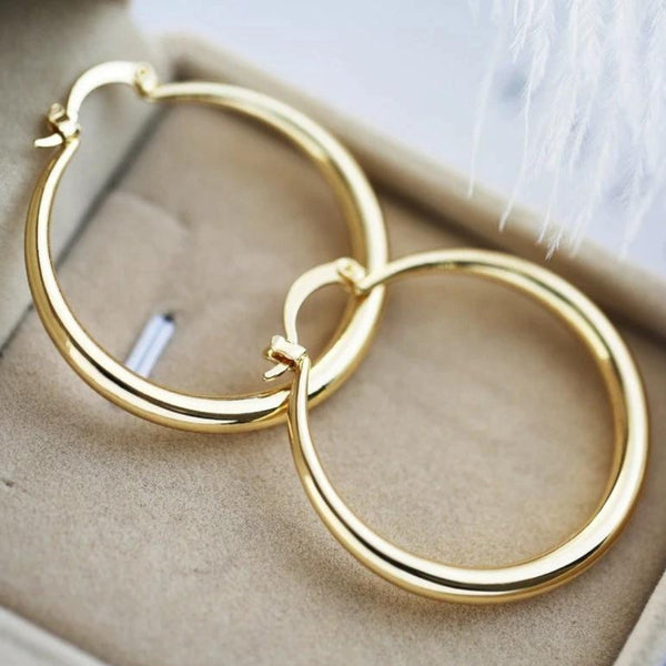 Aros Grandes de Oro