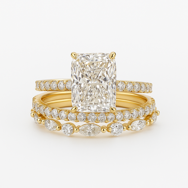 Conjunto de Anillos de Boda Jaily 3PC
