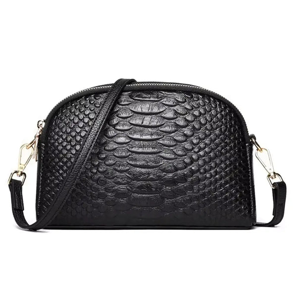 Bolso Mini Crossbody de Patrón Cocodrilo Isabella