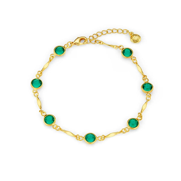 Pulsera Cadena Esmeralda