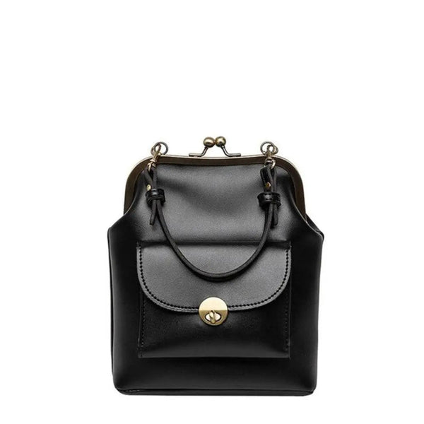Bolso Vintage de Cierre de Beso - Esencial Retro Chic de Grace