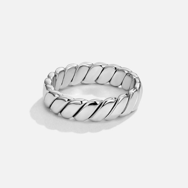 Anillo de Plata Infinito Torcido Calira