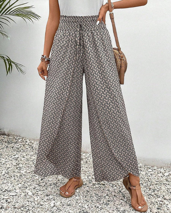 MAVILDA | PANTALONES ELEGANTES DE PIERNA ANCHA