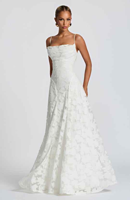 Francisa™ | Vestido Maxi de Corsé de Encaje