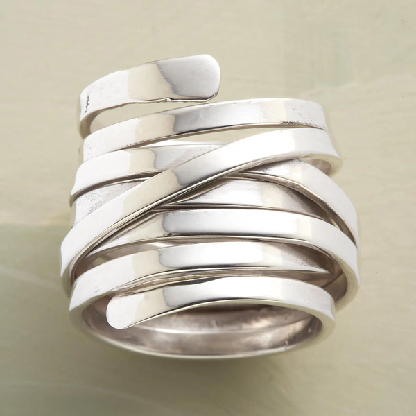 Bliss - Anillo de Plata Ancho Vintage