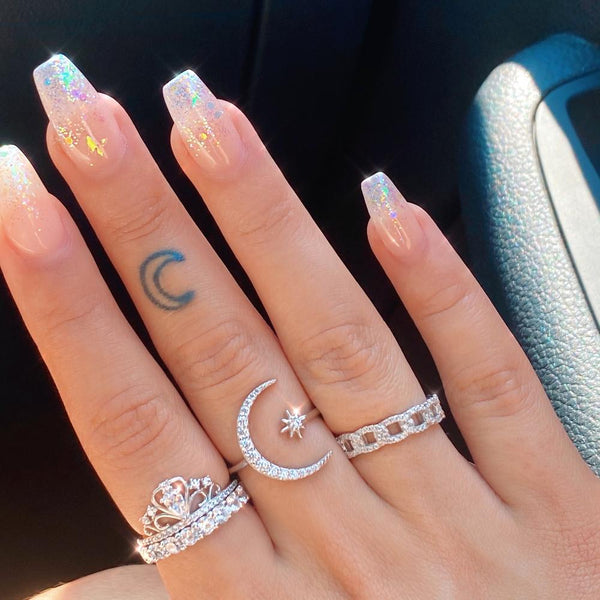 Anillo Luna y Estrella de Plata