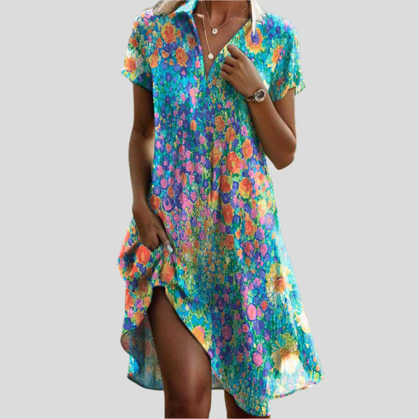 Liora | Vestido de Verano Boho con Detalles Románticos