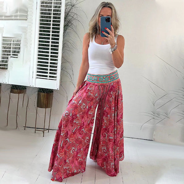 ARIELA | PANTALONES BOHO FLUIDOS